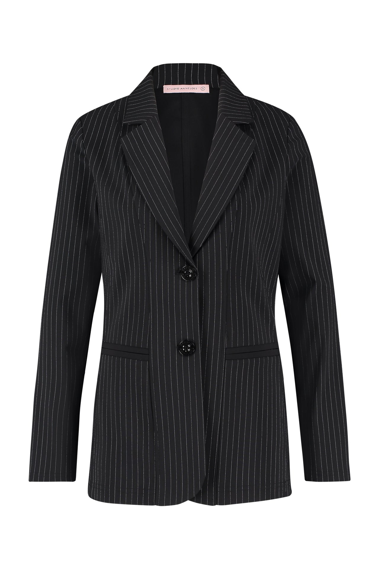 Studio anneloes jody pinstripe blazer zwart