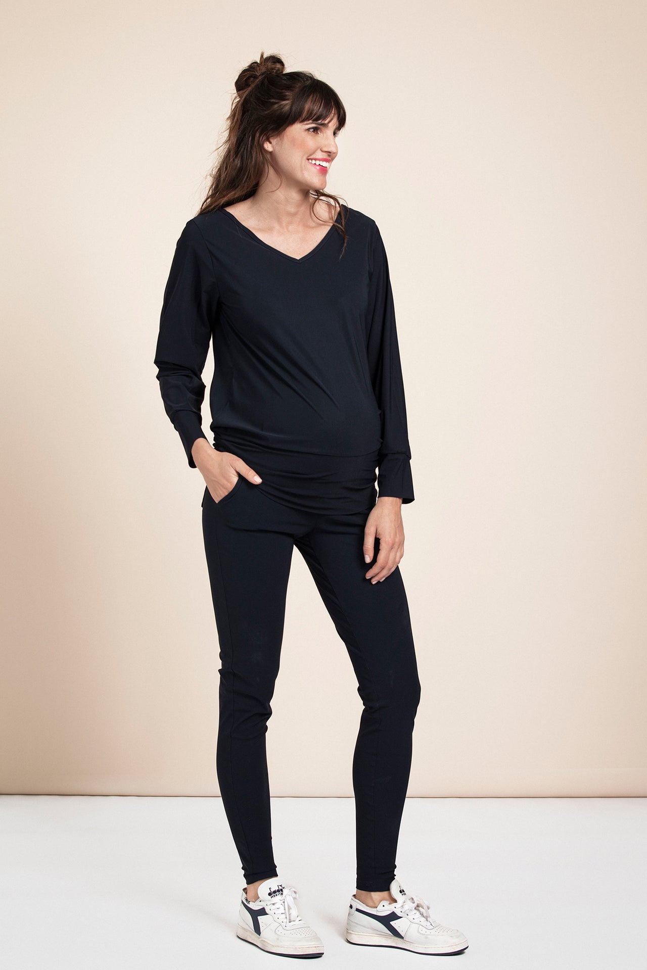 Studio anneloes maternity trousers blauw