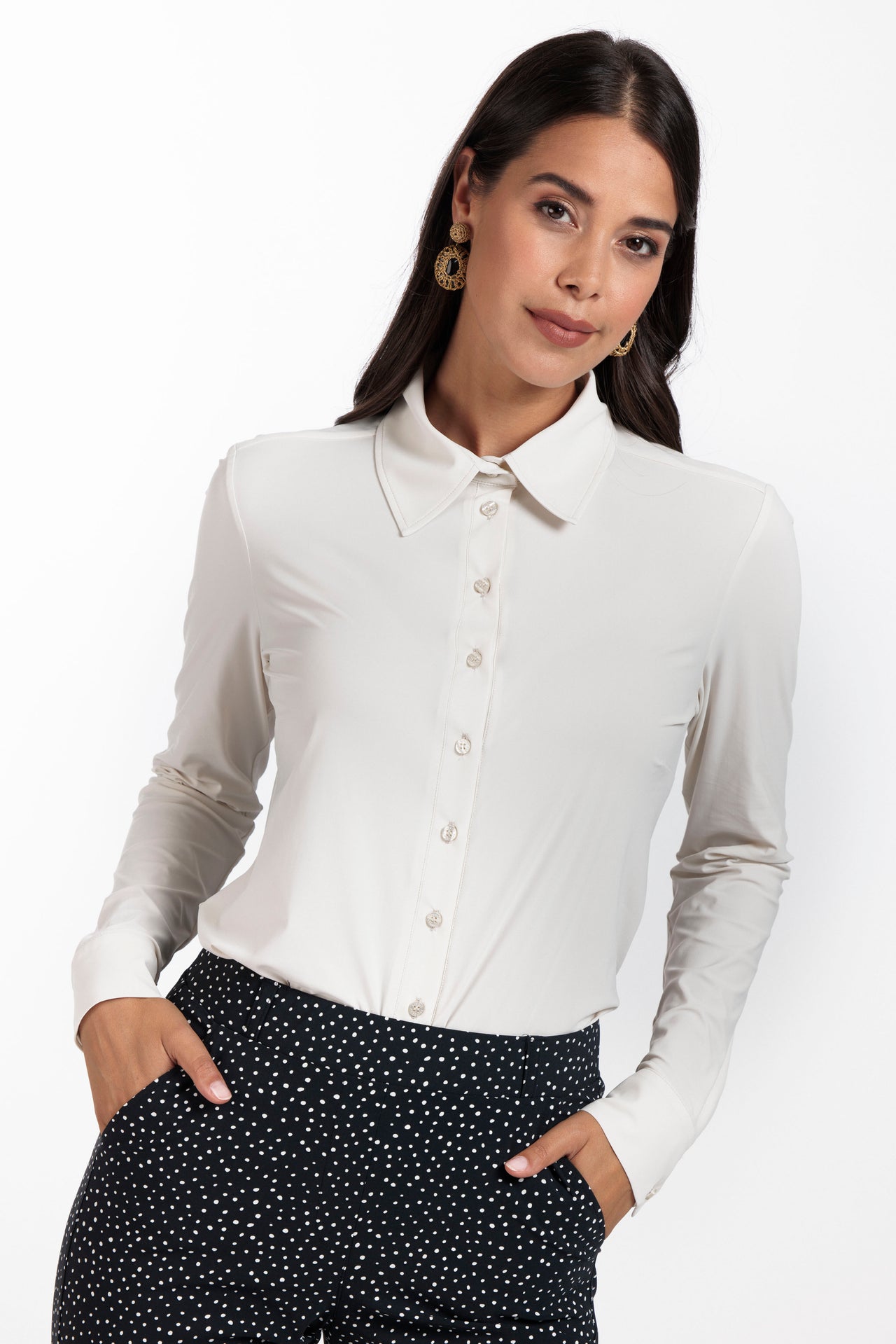 Studio anneloes poppy blouse zilver