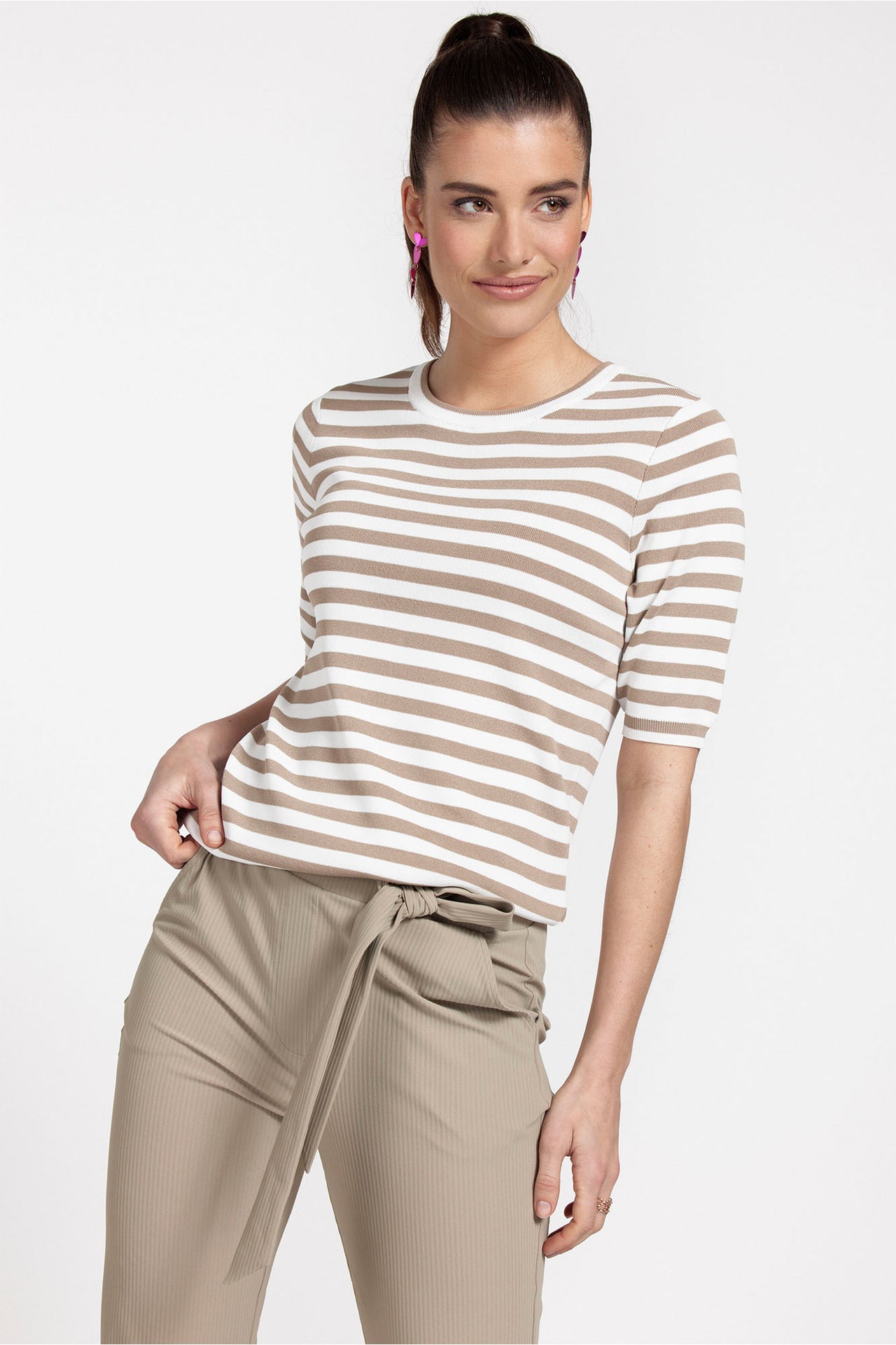 Studio anneloes luna ssl stripe pullover print