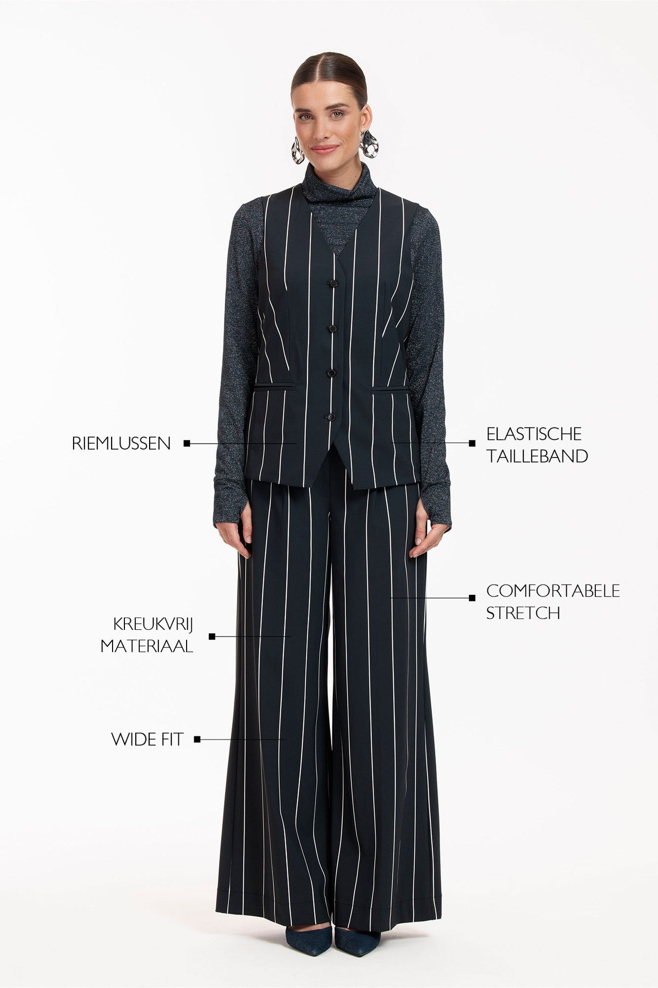 Colette stripe trousers Studio Anneloes