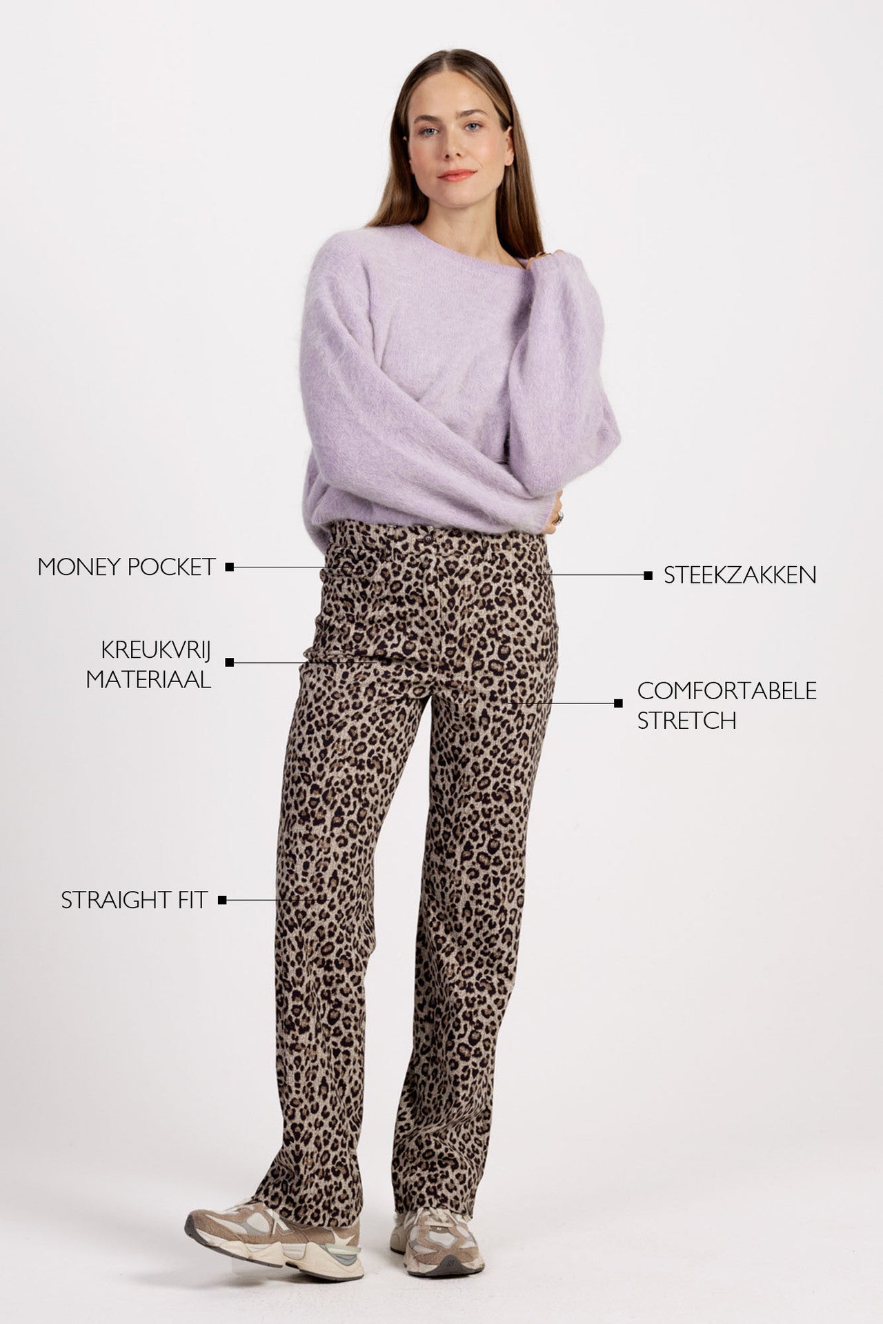 Bridget leopard trousers Studio Anneloes