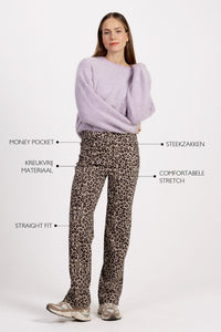 Thumbnail for Bridget leopard trousers Studio Anneloes