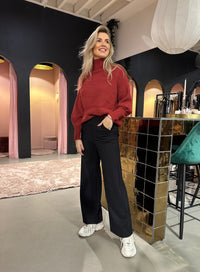 Thumbnail for Studio anneloes lexie bonded trousers zwart