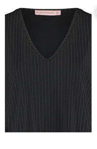 Thumbnail for Studio anneloes vicky ssl pinstripe shirt zwart