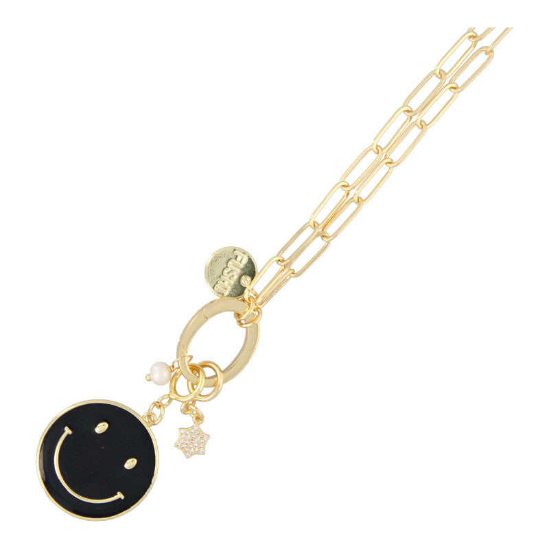 Fushi Ketting schakel smiley