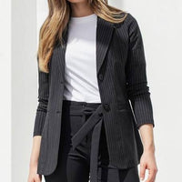 Thumbnail for Studio anneloes jody pinstripe blazer zwart