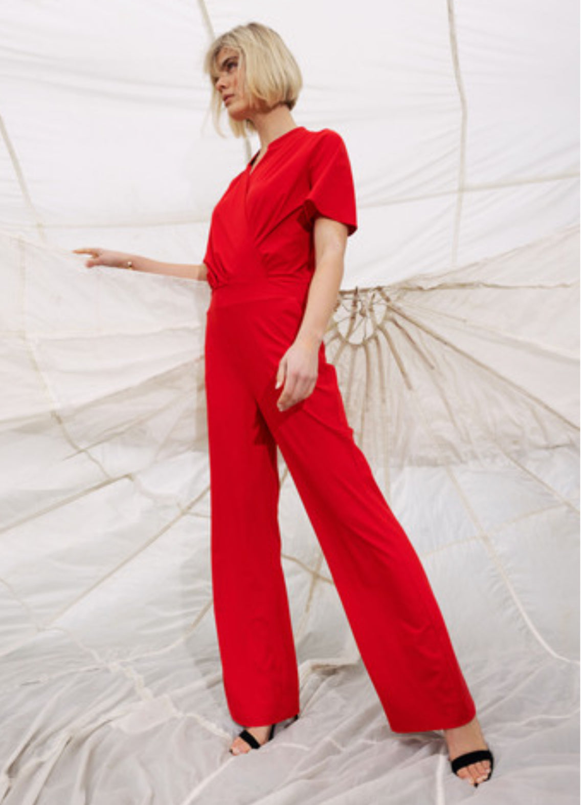 Studio anneloes grazia jumpsuit rood