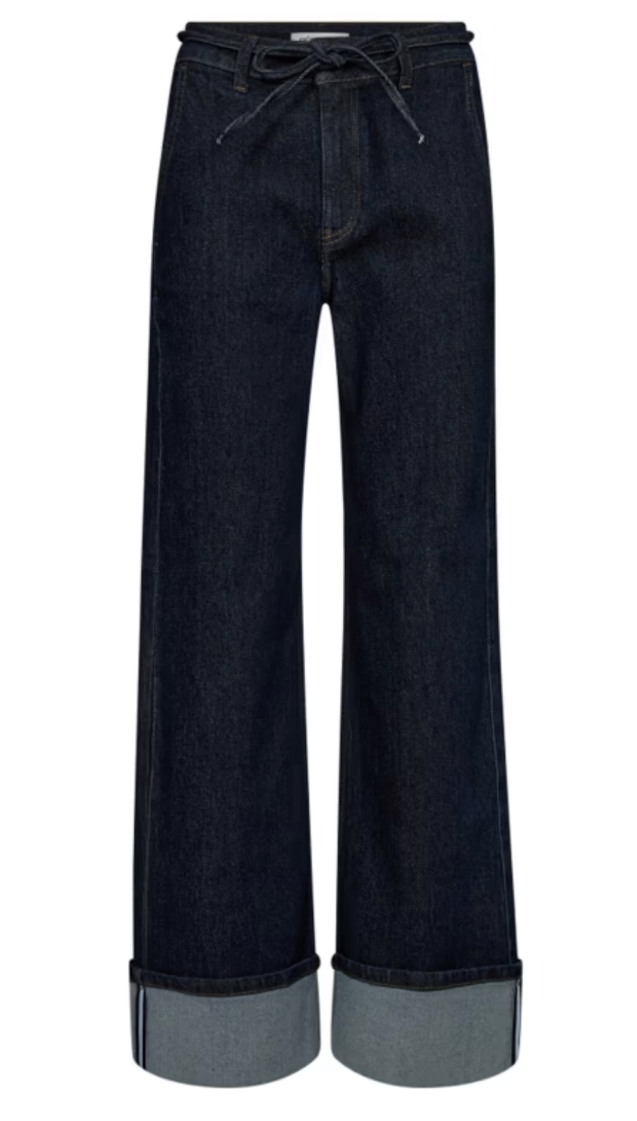 Co couture  reverse ankle long jeans blauw