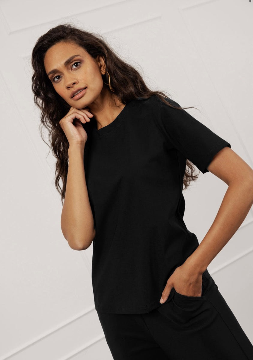 Studio anneloes travel tee zwart