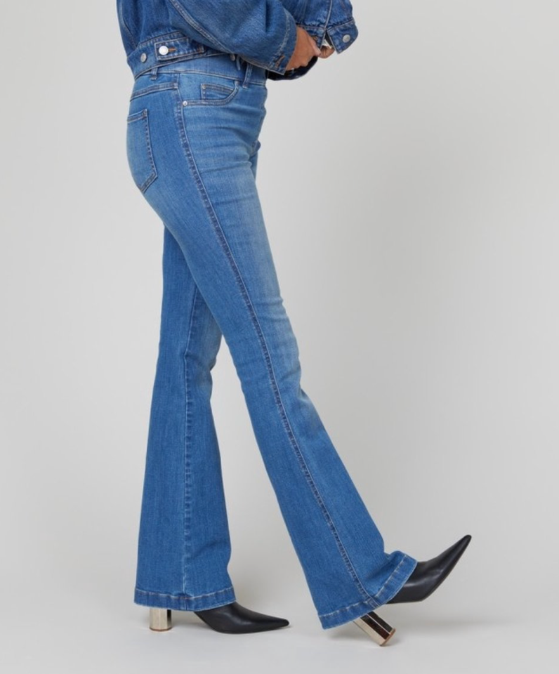 Spanx flare jeans vintage indigo blauw